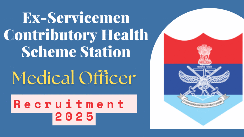 ECHS Medical Officer Recruitment 2025