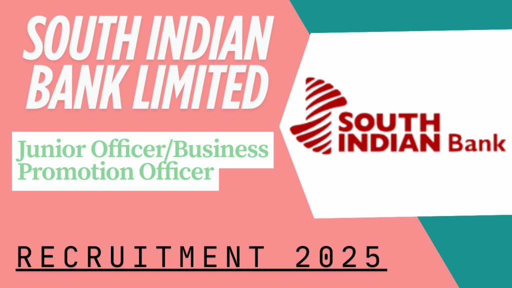 SIB Junior Officer/Business Promotion Officer 