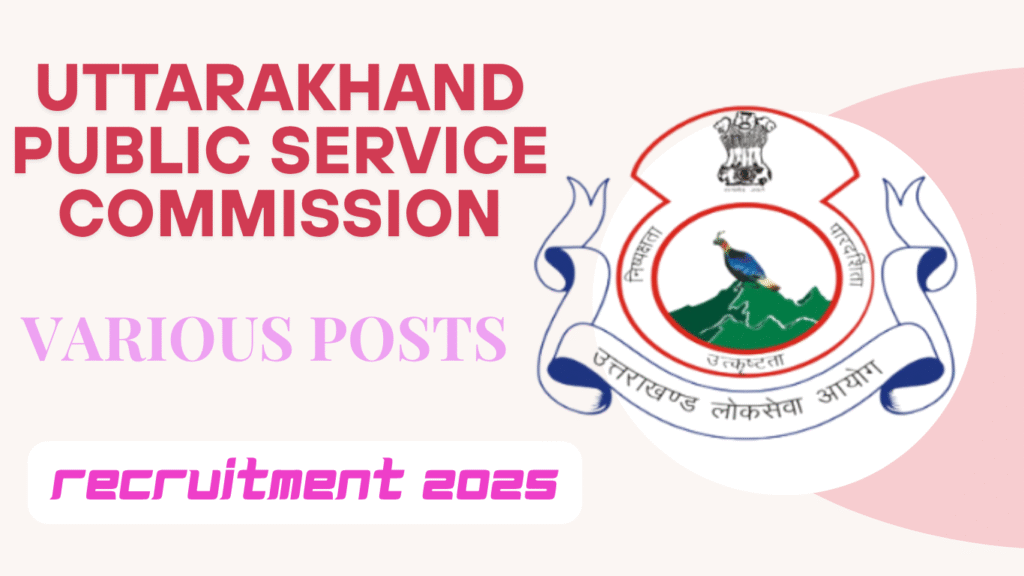 UKPSC Pre Recruitment 2025